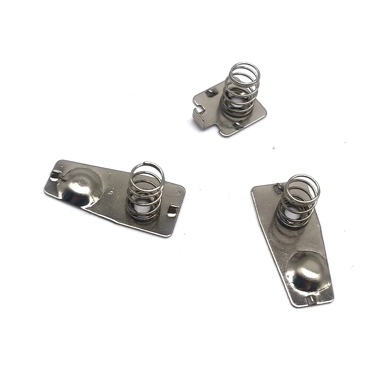 Customized Sheet Metal Fabrication Toy compression spring Carbon Steel Metal Stamping Parts For Battery Clip