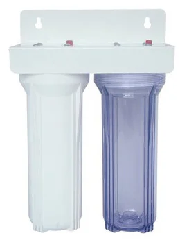 20inch UPVC 2 Stage Plastic Big Blue Cartridge Filters Housing For Water Treatment RO System