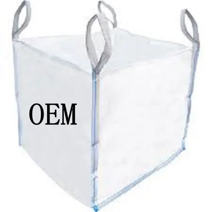 EGP Factory Wholesale 1000kg Big Bag Circular Tubular Polypropylene (PP) Bulk Bag Conductive and Antistatic for Sale