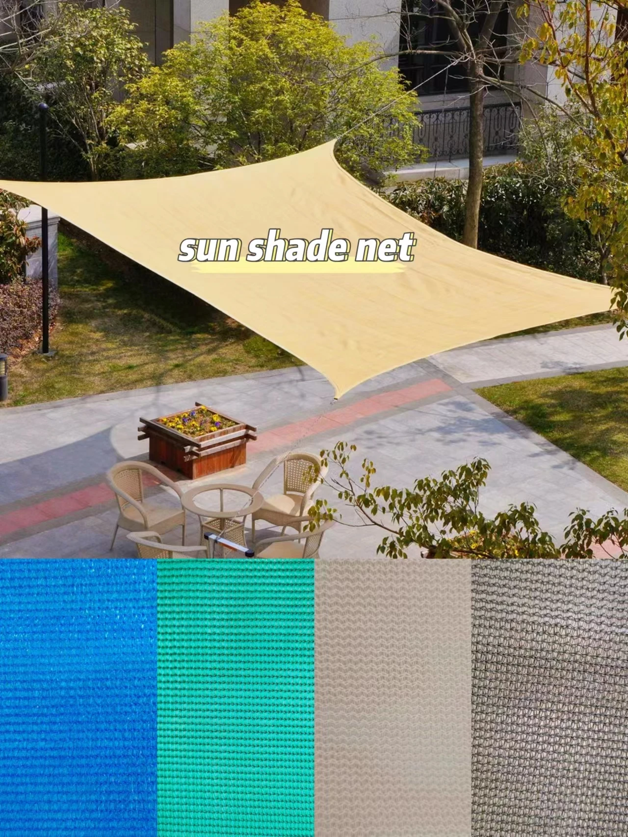 Best Quality Crazy Price Greenhouse Sun Shade Cloth Garden Shade Netting Agriculture Sun Shade Net Black Green Blue Time