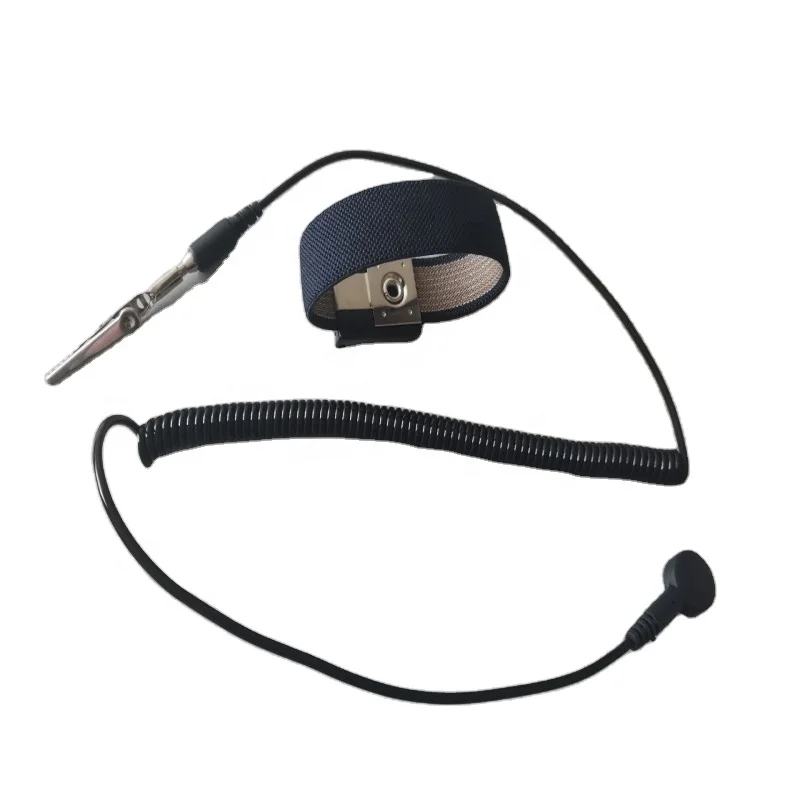 LEENOL-1591107-темно-синий Высококачественный ремешок на запястье ESD с антистатическим для электронной промышленности