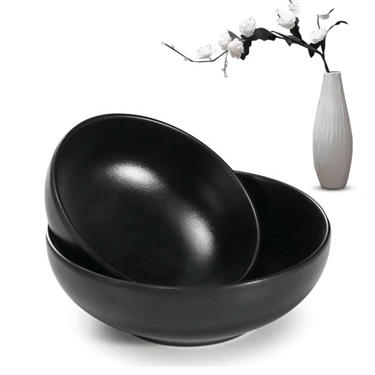 Wholesale Elegant Appearance 100% Melamine Korean Round Pasta Salad Soup Bowl For Restaurant