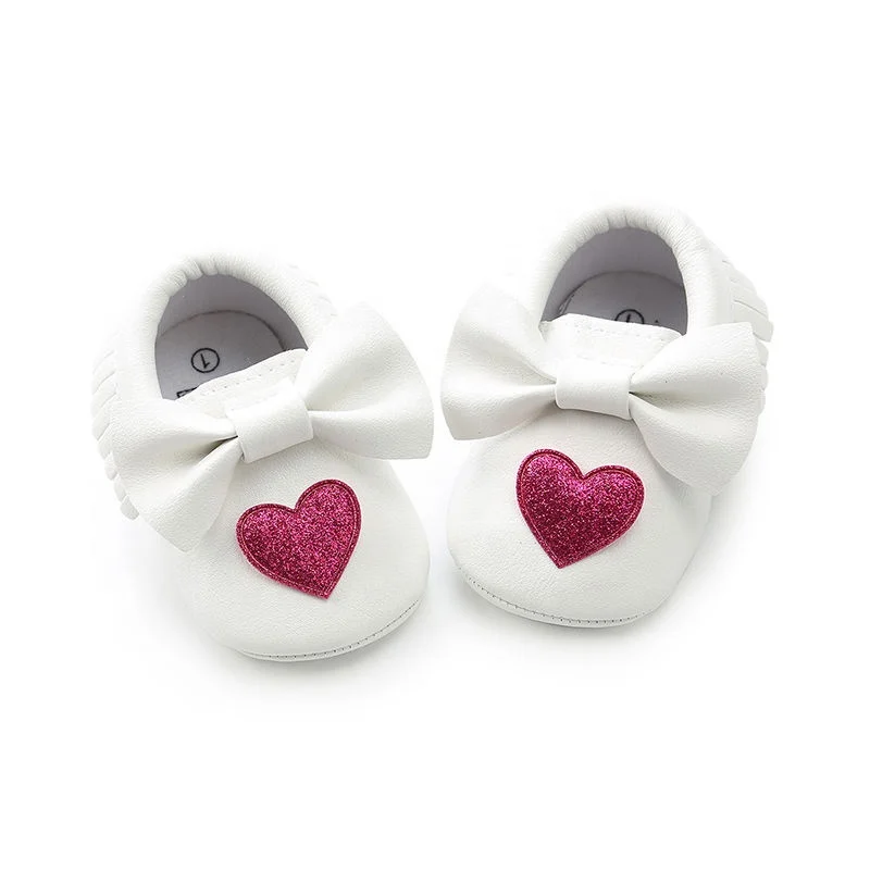 
WONBO New star style baby moccasins big bow PU leather first walker shoes soft sole infant girls shoes 