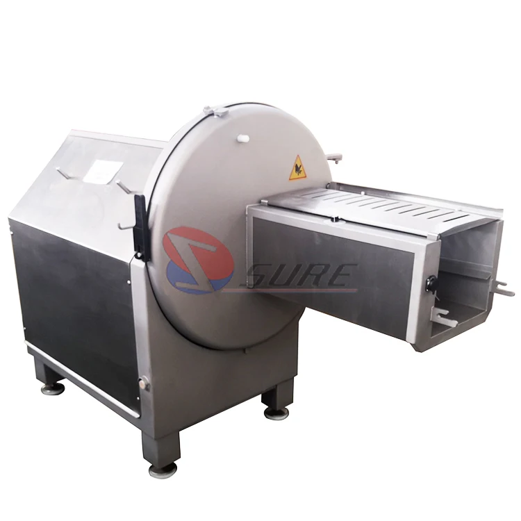 Industrial Pork Beef Bacon Slicing Meat Roll Cutting Machine Fully Automatic Industrial Meat Slicer Machine