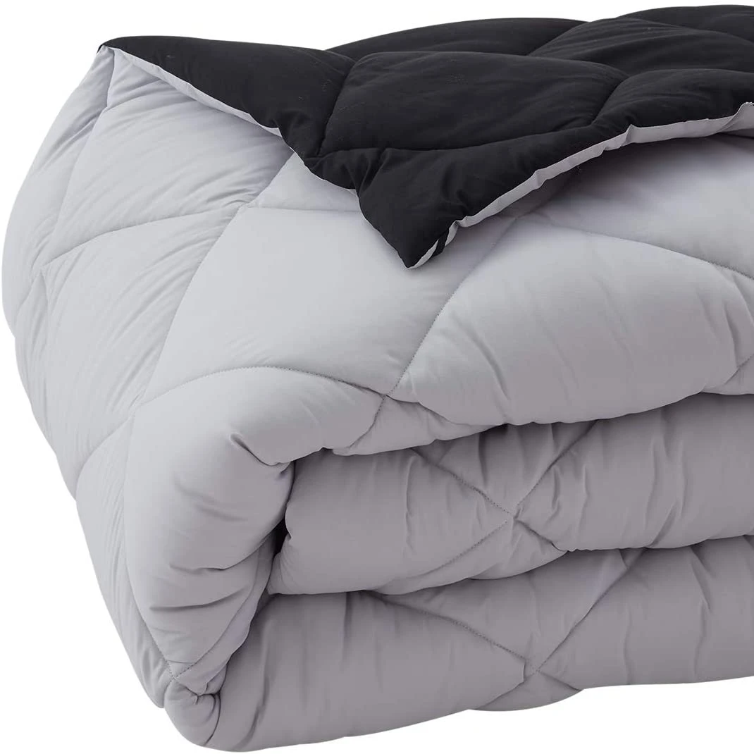 Hot sale 100% cotton fabric diamond quilting goose down comforter duvet