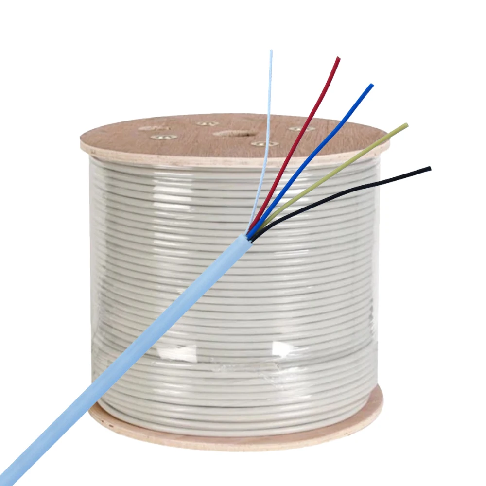 Flexible Alarm Cable with Drain Wire and Overall Aluminium/Polyester Shield 8X0, 22mm2 Security Cable