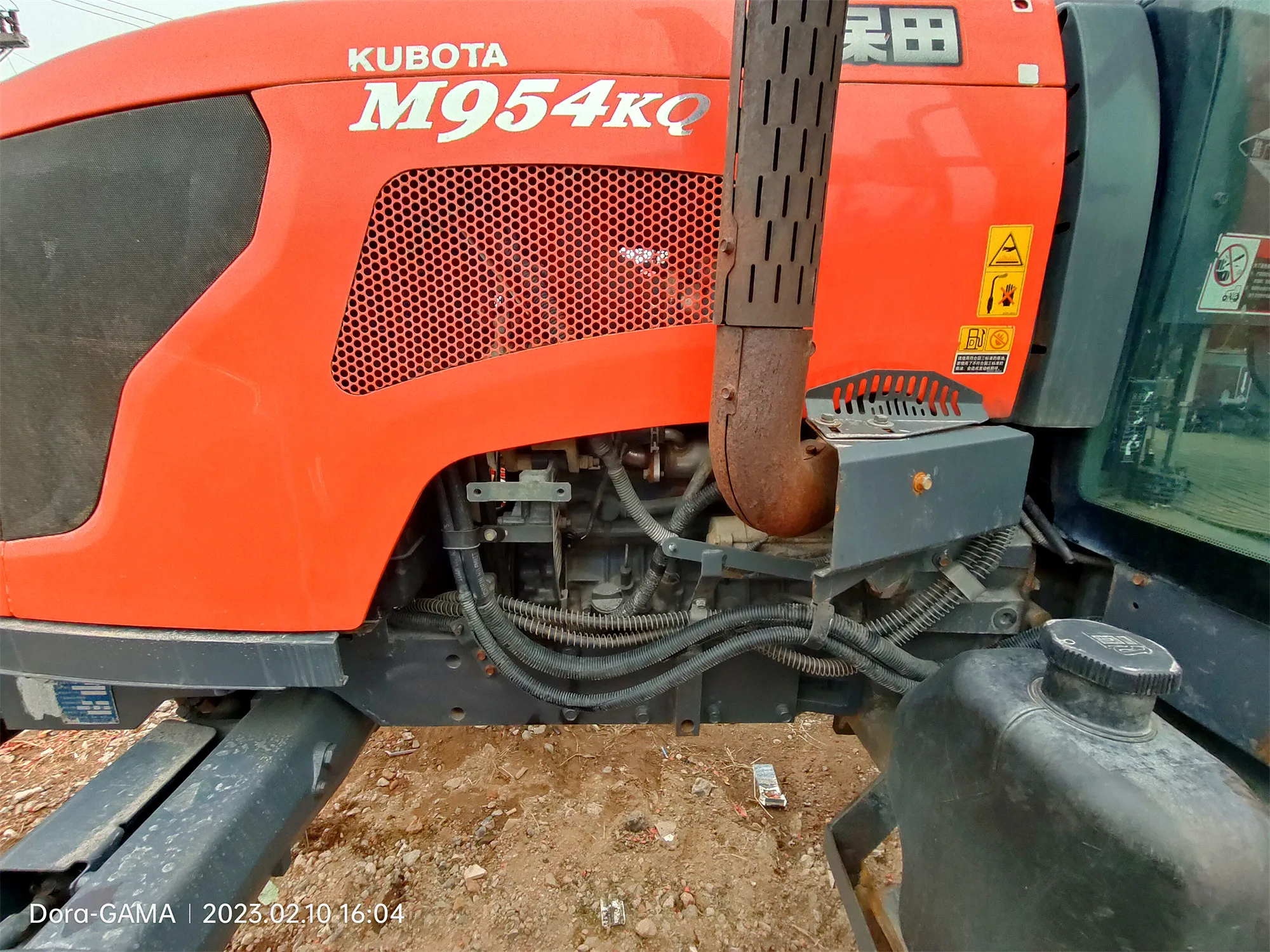 Four Wheel Paddy Farm Diesel Used Tractor Kubota Brand 70hp 85hp 95hp