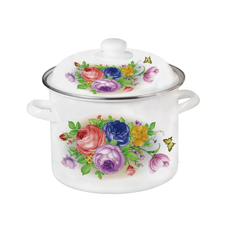 Zhili 755D Enamel Bucket Enamel Pails Enamel Cookware