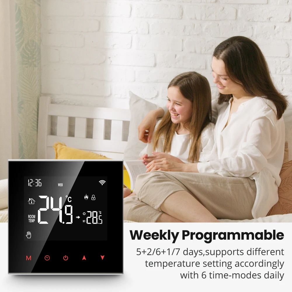 Профессиональный производитель Avatto 16A/3A Tuya Smart Zigbee 3 0 Цифровой Электрический термостат