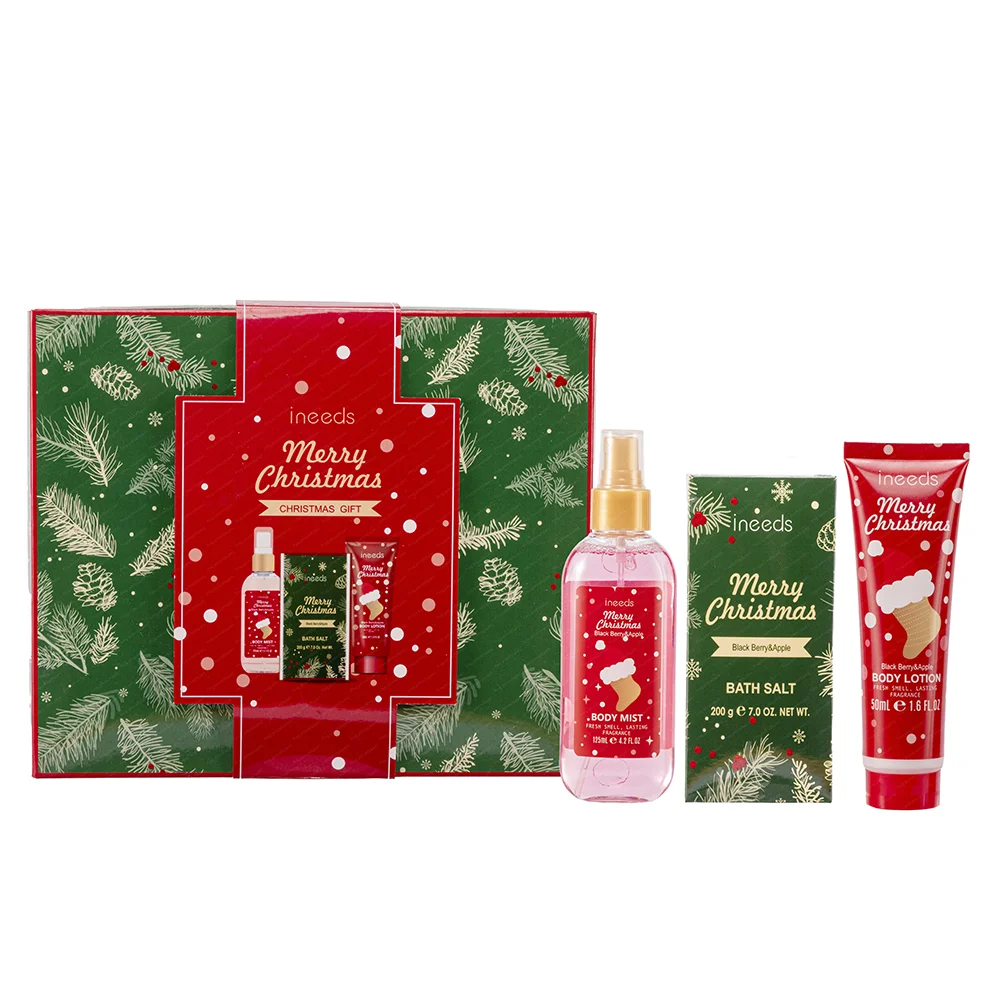 Christmas Luxury spa Bath Gift Set with Perfume   Perfect Holiday skin care set for Women