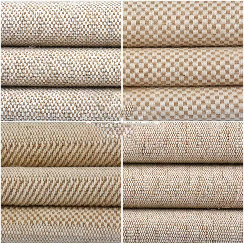 wholesale cheap price natural color custom 60%jute 40%cotton fabric for bag