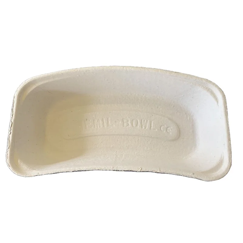 Medical clean kidney shape tray disposable medical pulp paper kidney tray