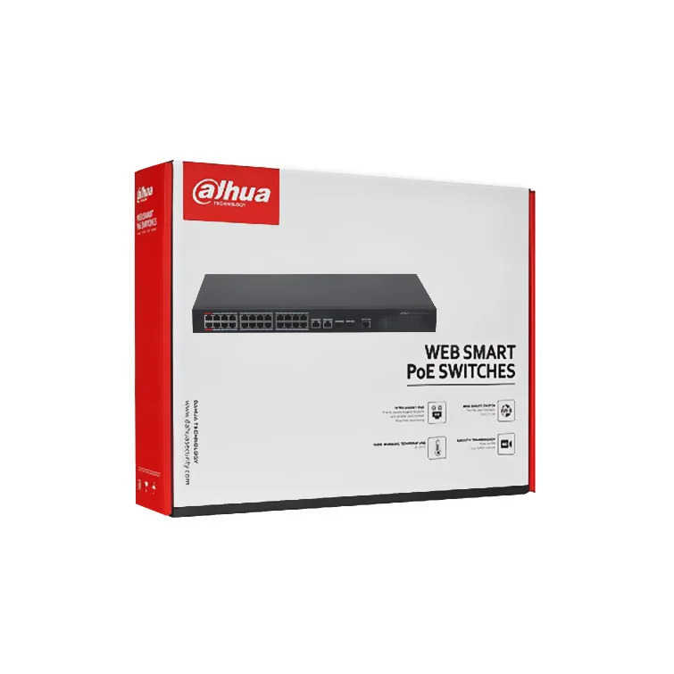 24-port 100 Mbps + 2-port Gigabit Managed PoE Switch PFS4226-24ET-360 Ethernet Network Switch