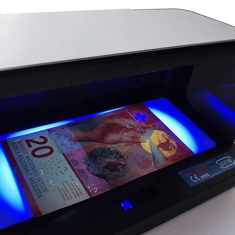 Multi Currency Money Detector HL-180 UVMG Watermark Mini Handy Banknote Bill Detecting Machine with Battery