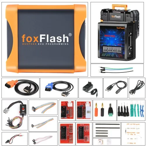 2023 супер сильный ECU TCU инструмент для клонирования и чипа FoxFlash бесплатное обновление онлайн поддержка чтения VR автоматической