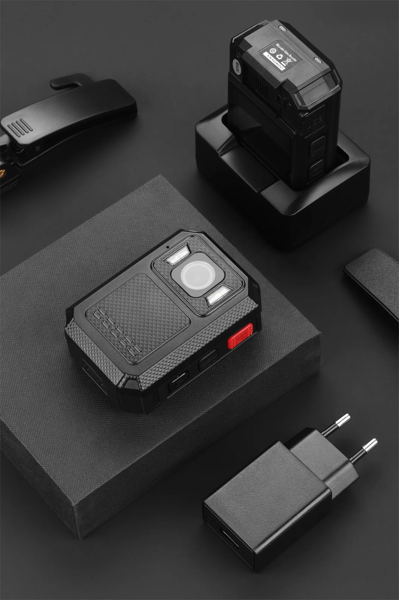 Eeyelog IR Night Vision 4200mah, 17hours of recording Body Worn Camera with WiFi Eis Ambarella H22 Chipset