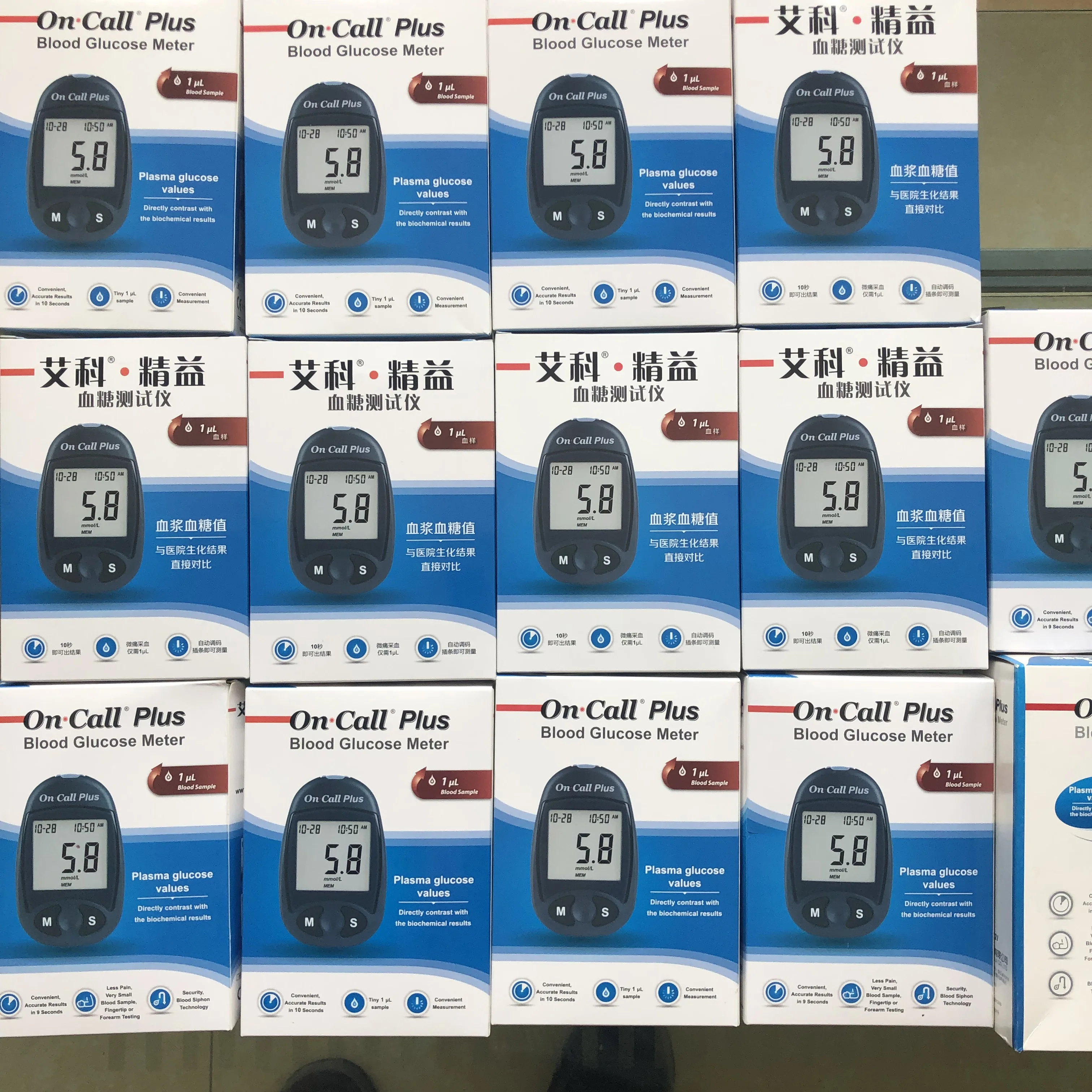 hot sale cheap price  blood glucose test  meter on call plus