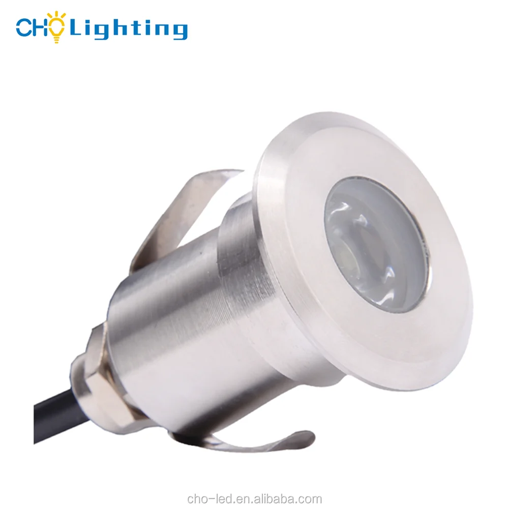 3w rgb multi-color IP68 waterproof stainless steel led underground buried swimming pool light 12v 24v