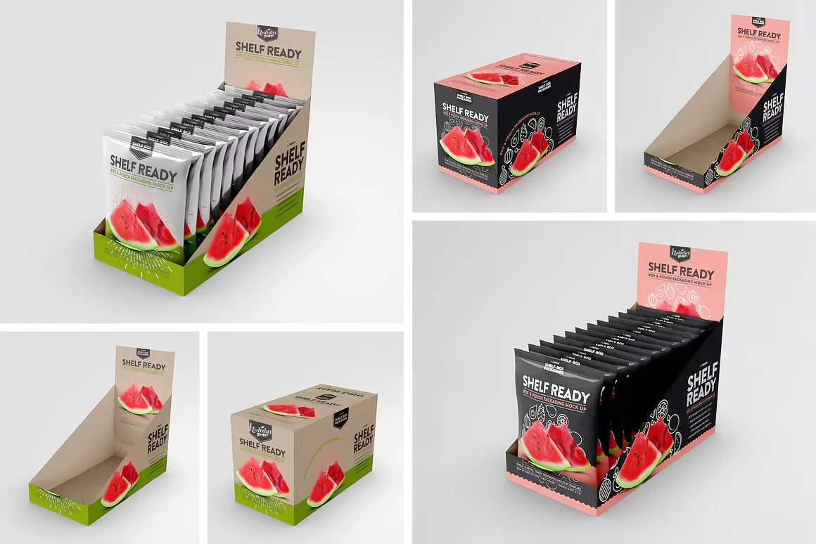 Holidaypac Custom Shelf Ready Tray Display Box For Retail SRT