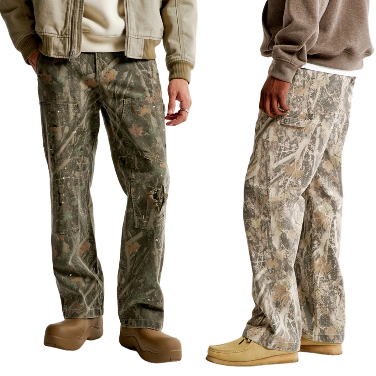 Gingtto Custom Casual Work Straight Outdoor Carpenter Camouflage Tactical Cargo Pants