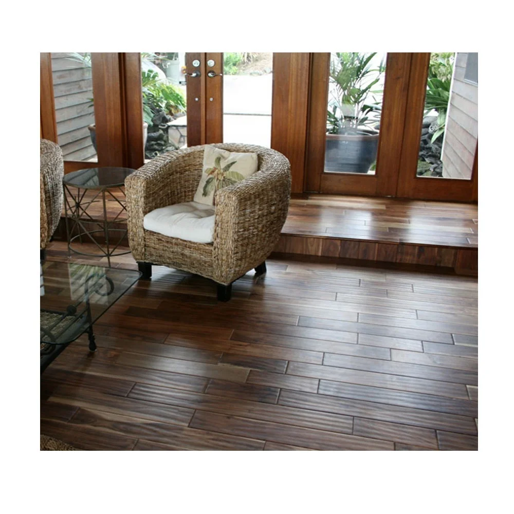 Unique Custom Made Size Solid Acacia Wood Flooring