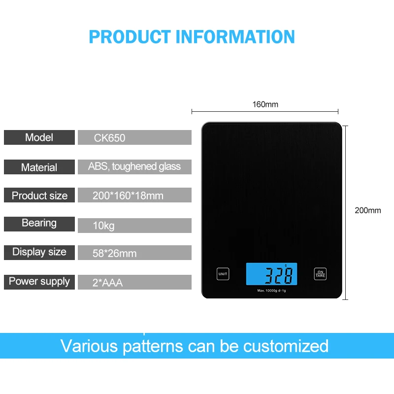 Canny Popular Wireless Design Iso Android Connected App Digital Smart Nutritional Kitchen Food Scale