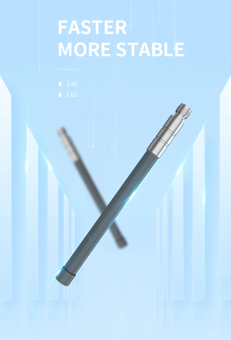 Omni directional wideband LTE 8dbi 6 dBi antenna with 2m LMR400