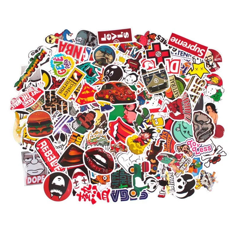 Factory Waterproof Printing Logo Packaging Gloss Vinyl Holographic Customized Die Cut Sticker