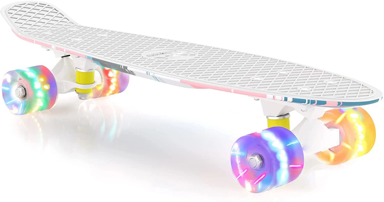 LED board skateboards eaglider fish board ridge cruiser skateboard
