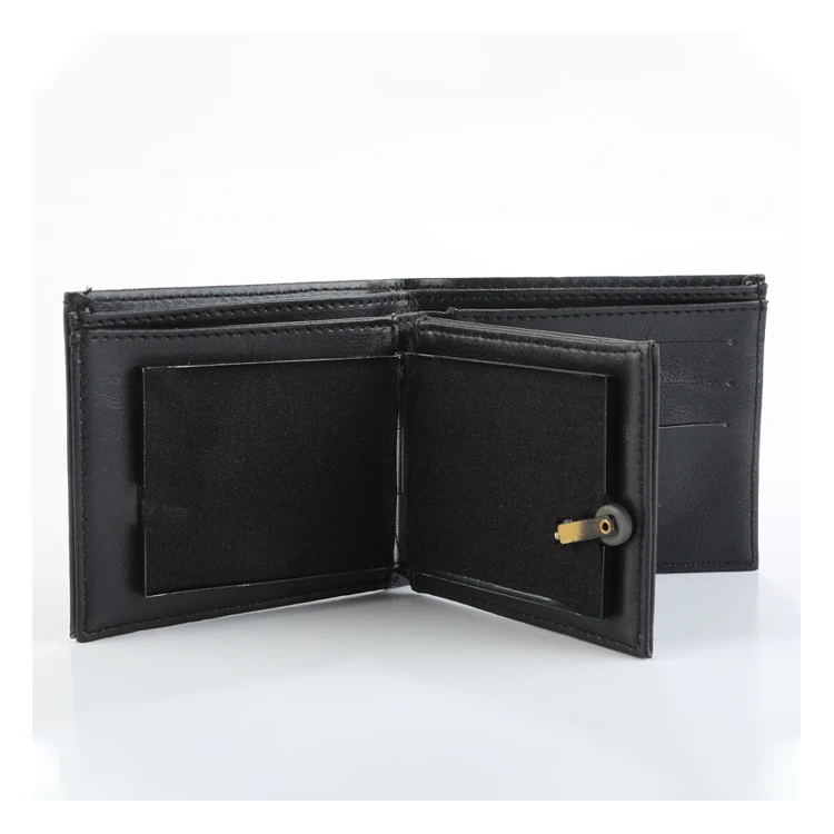 Wholesale Customized Pu Leather Slim Street Magic Show Wallet Men Magic Flame Fire Wallet