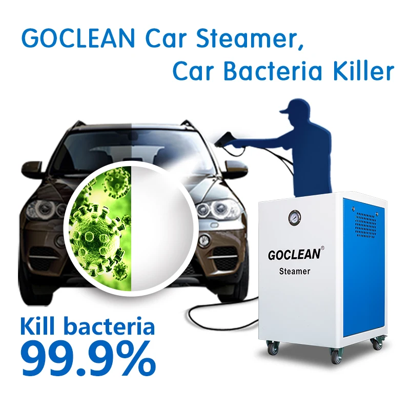 GOCLEAN Steam Cleaner Car Washer Waterless Machinery All Mobile Automatic Steam Cleaning Machine