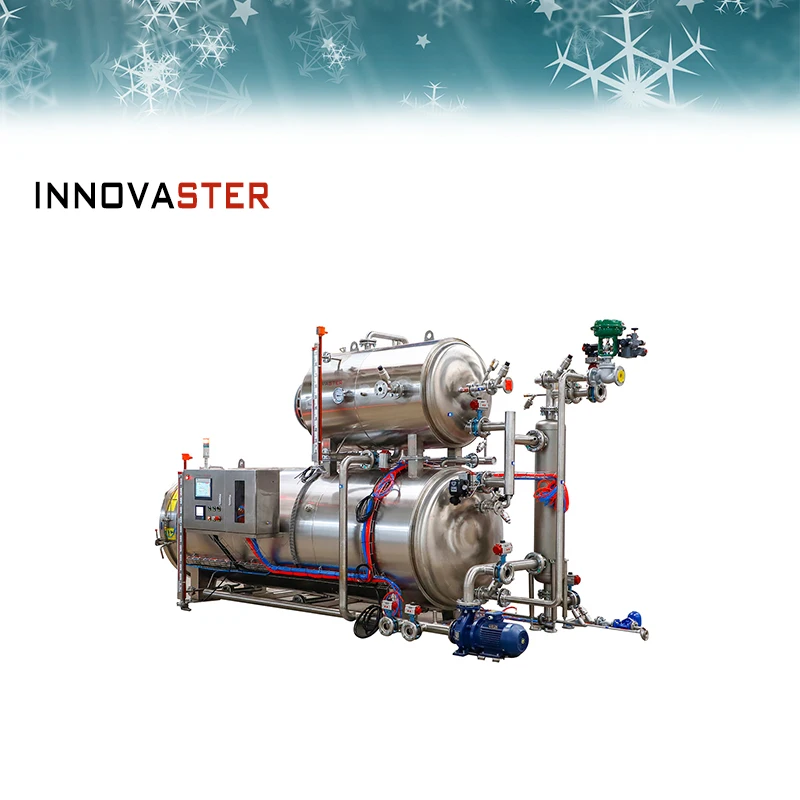 Full Automatic Tuna Fish Retort Machine Sterilization  Equipment For Pouches