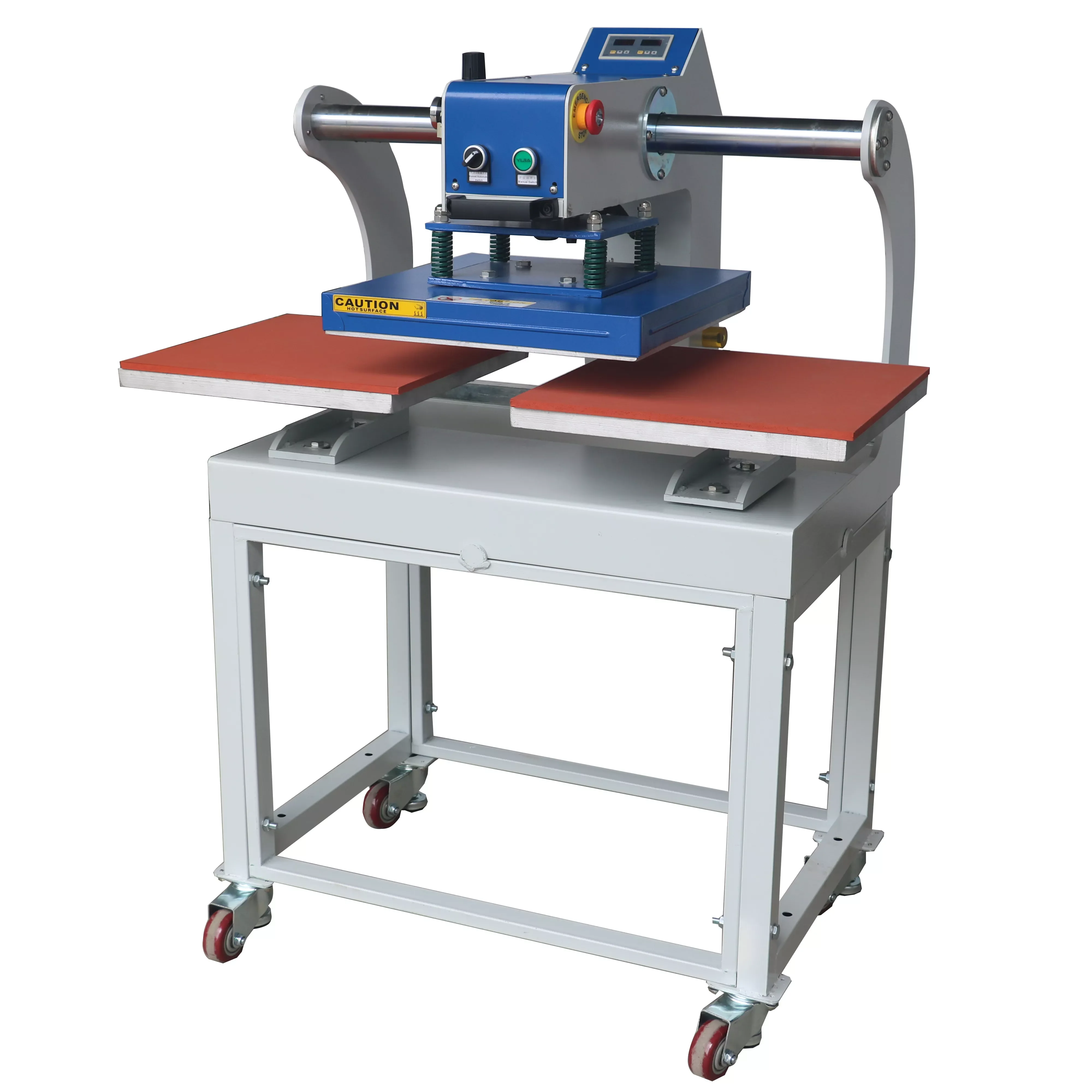 Pneumatic Two Station Heat Press Machine 40*50  for T-shirt