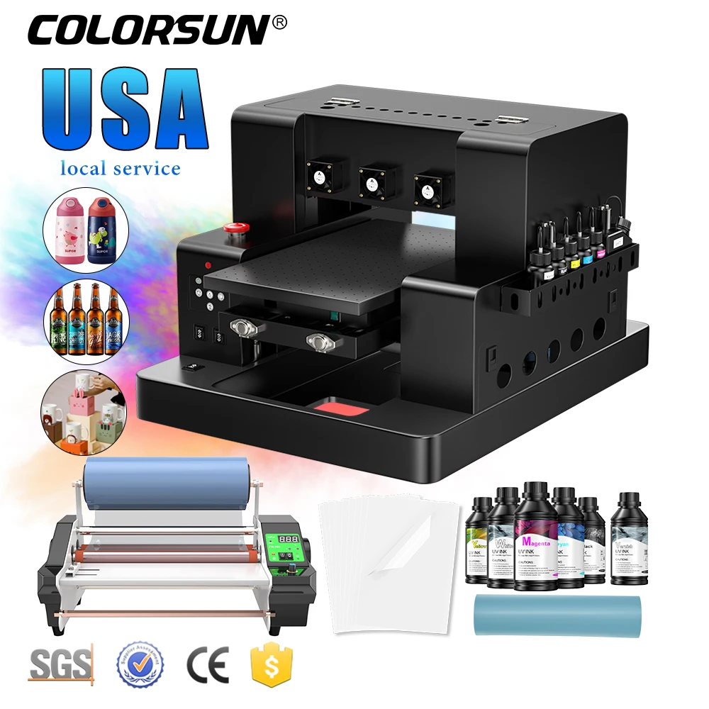 Inkjet Printers Curing System A3 UV Printer Ink Epson Print Machine 3250 Flatbed A2 Printing New Product Phone Case Printer L805