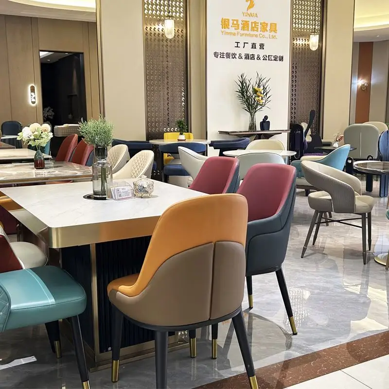 Customized Wholesale Wood Fast Food Cafe Restaurant Furniture Hotel Booth Seating Sofa Dining Tables And chairs Sets