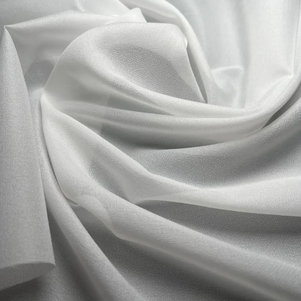 Hot Selling 30Gsm 100% Polyester Woven Twill Fusible Water Jet Loom Coat Interlining Fabric