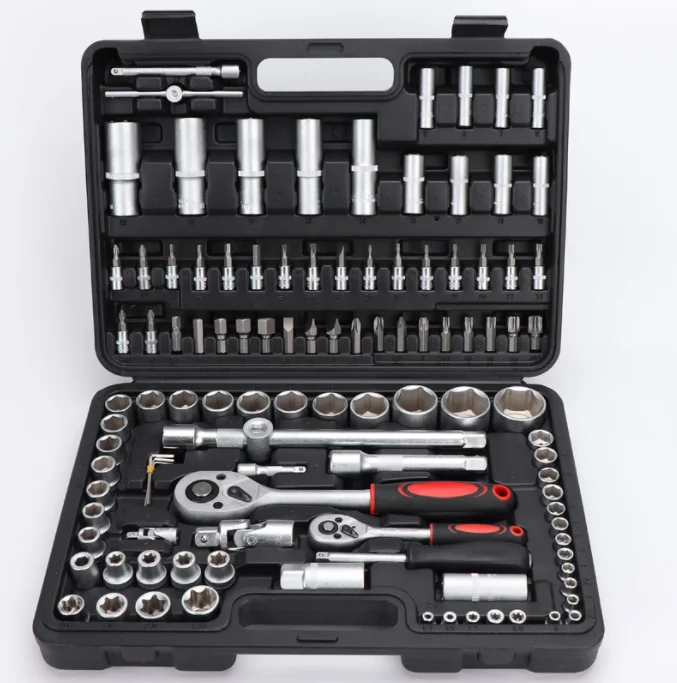 Cheap price 108pcs socket wrench set hardware hand tools for auto repair