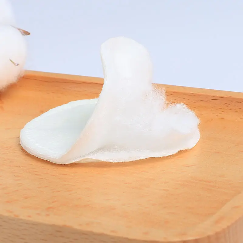 Eco-Friendly Disposable Custom Removal Bamboo Makeup Cleansing Face Disposable Cotton Pad