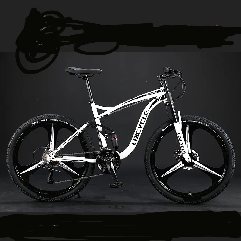 Loicycle Hot Selling Mountain Bike 18/21/24/27 Speed Custom High carbon steel full shock absorber MTB Bicycles
