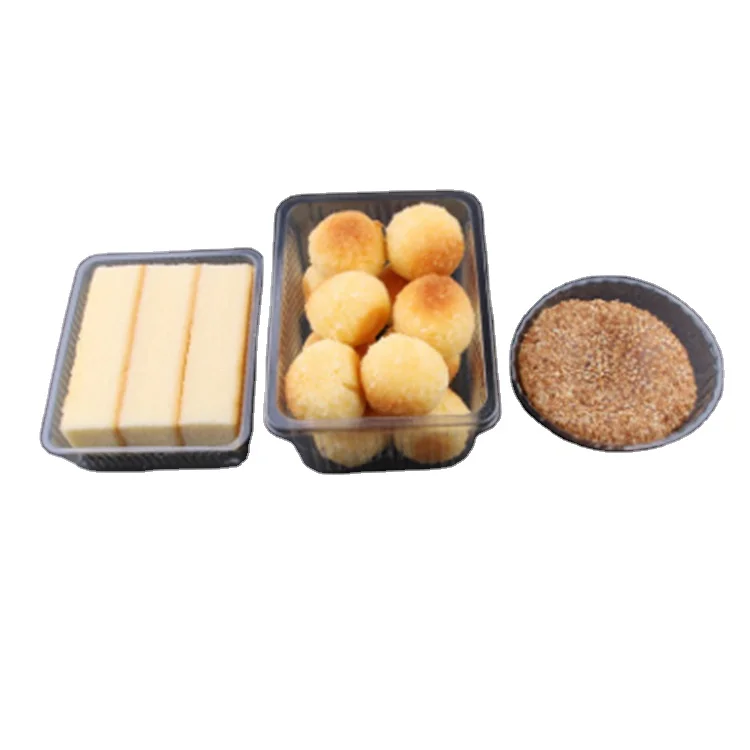 
Customized logo clear transparent blister plastic biscuit tray 