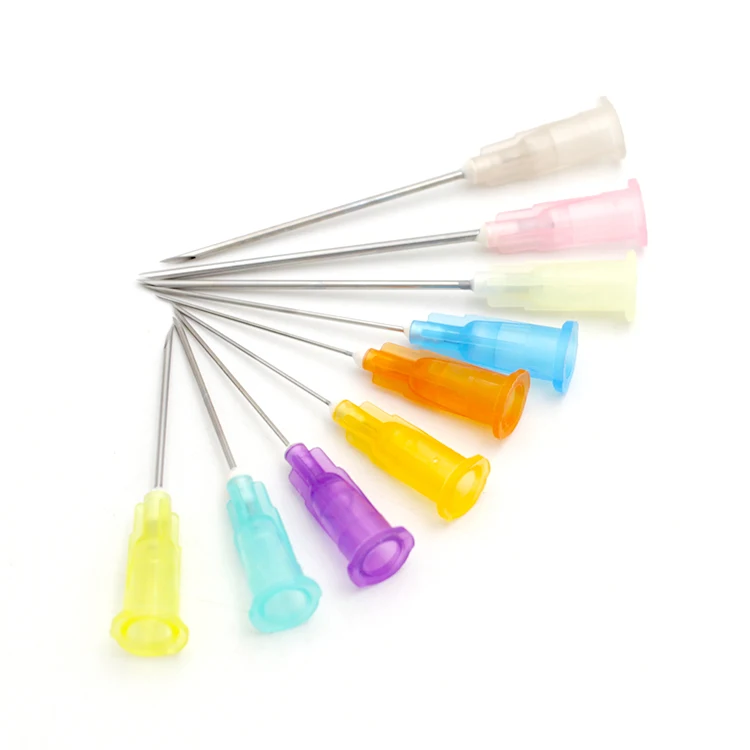 18G 20G 21G 22G 23G 24G 25G 26G 27G 28G 29G 30G Disposable Medical Syringe Needle Stainless Steel Hypodermic  Injection Needle