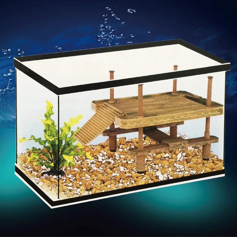 Turtle Basking Platform with Suction Cup Water Turtle Terrace Tortoise Tank Drying Rest Platform Aquariums & Accessor