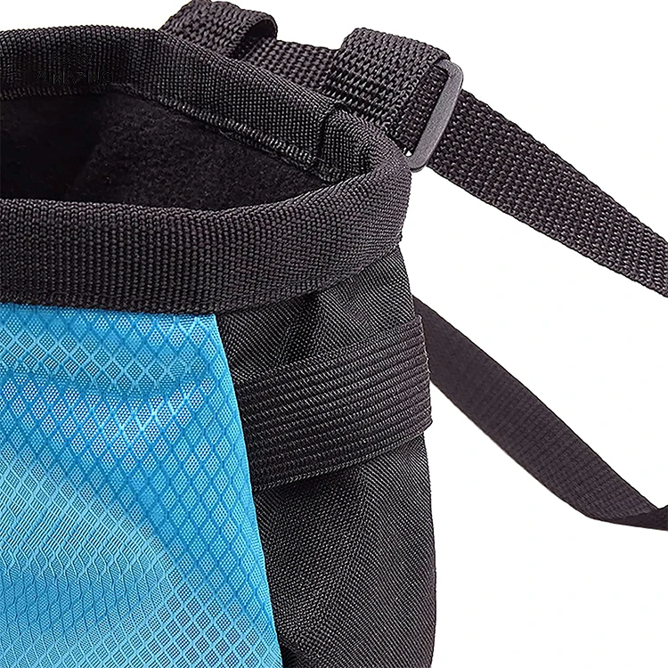 Professional Rock Climbing Gym Chalk Bag Magnesium Powder Storage Bags With Belt