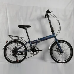 OEM Chinese carbon steel frame folded bicycle size 16 inch 20 inch folding bike