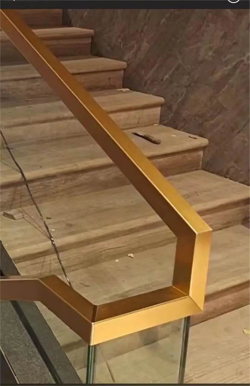 Modern Simple Cable Railing Satin Steel Stainless Steel Iron Aluminium Handrails Stairs Decks Outdoor Pools Glass Balusters
