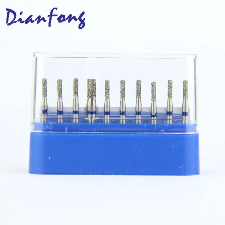 SF-31(109-012M) cylindrical shaped CE ISO certified medium FG high speed dental diamond bur dental manufacturers