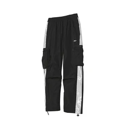 Fashion Urban Tactical Hip Hop Techwear Clothing Men Multi Pocket Reflective Long Workout Jogger Harem Cargo Pants