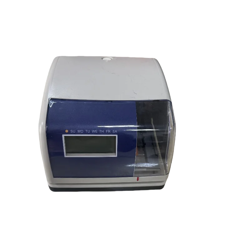 English attendance machine, 24 bit dual color printer, date