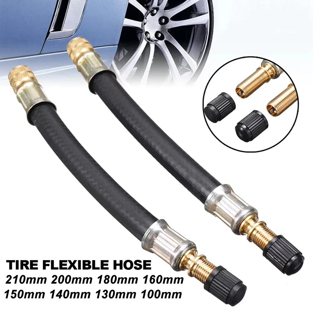 Air pump extension tube Motorcycle Bike Car Tire Air Inflator Hose Inflatable Pump Extension Tube Adapter Twist Tyre Auto parts