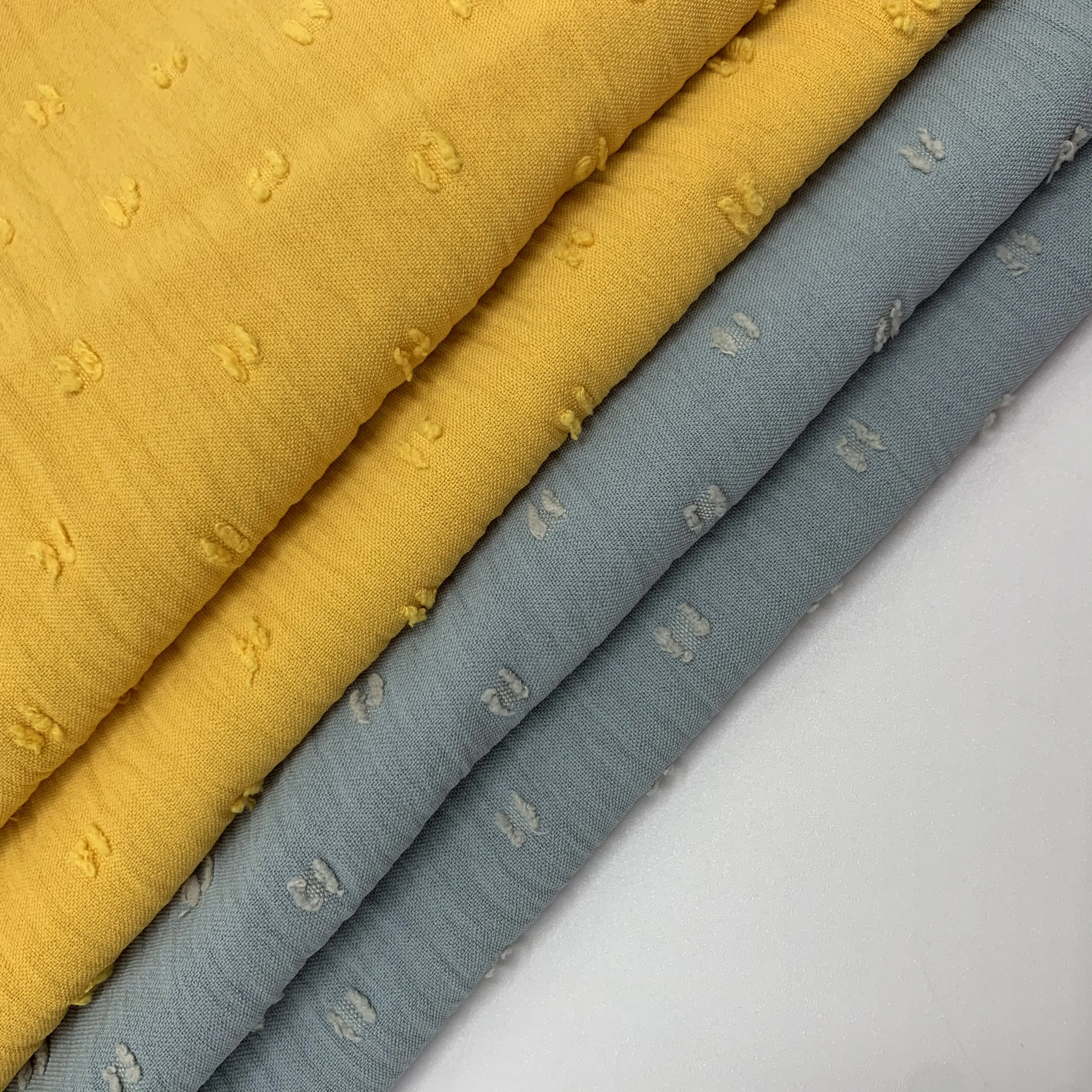  No MOQ 100 Polyester Dobby Jacquard CEY Fabric For